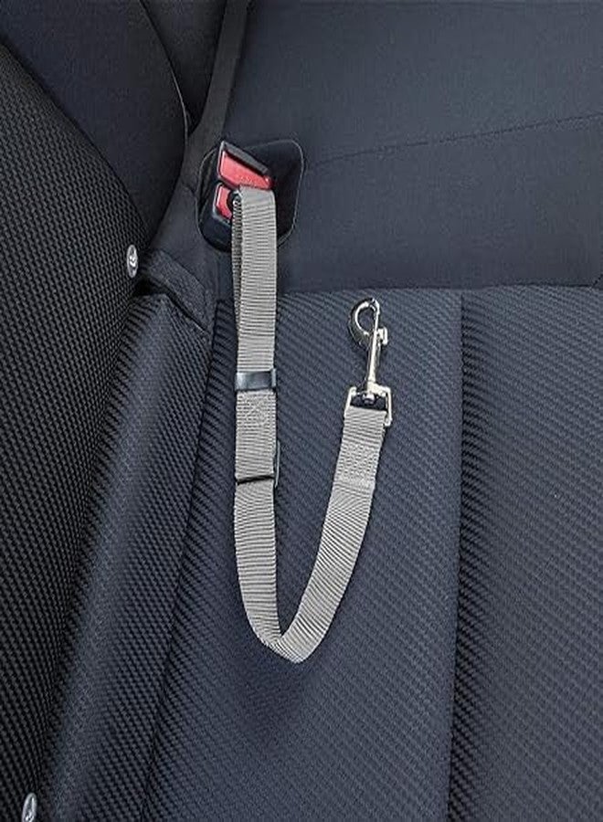 BLESSING PET SUPPLY DOG SEAT BELTS (1 INCH POLY POPLINE TAPE) (BLACK) (NORMAL SEAT BELT, GRAY) - Image 3